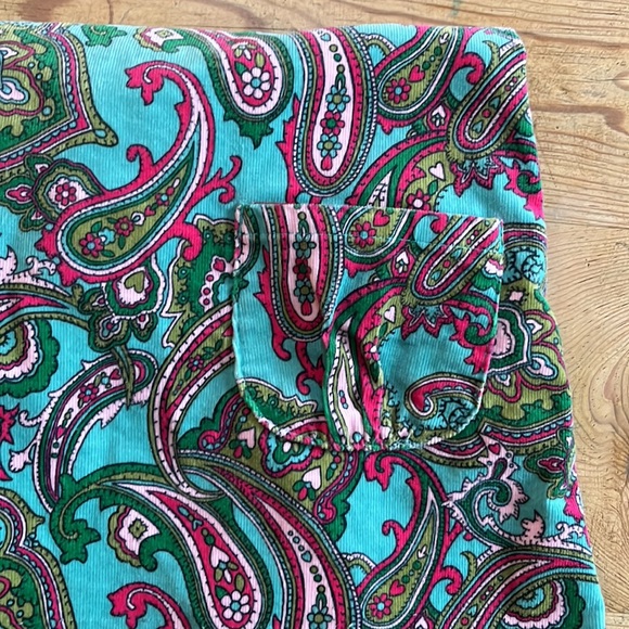Hartstrings paisley corduroy dress patch pockets 6x - Picture 6 of 6